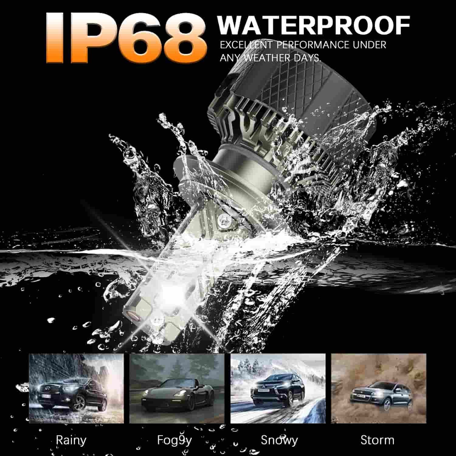 AKE D05 Series: H4/H19 LED Headlights Bulbs 170 W (Combined) - Image 8