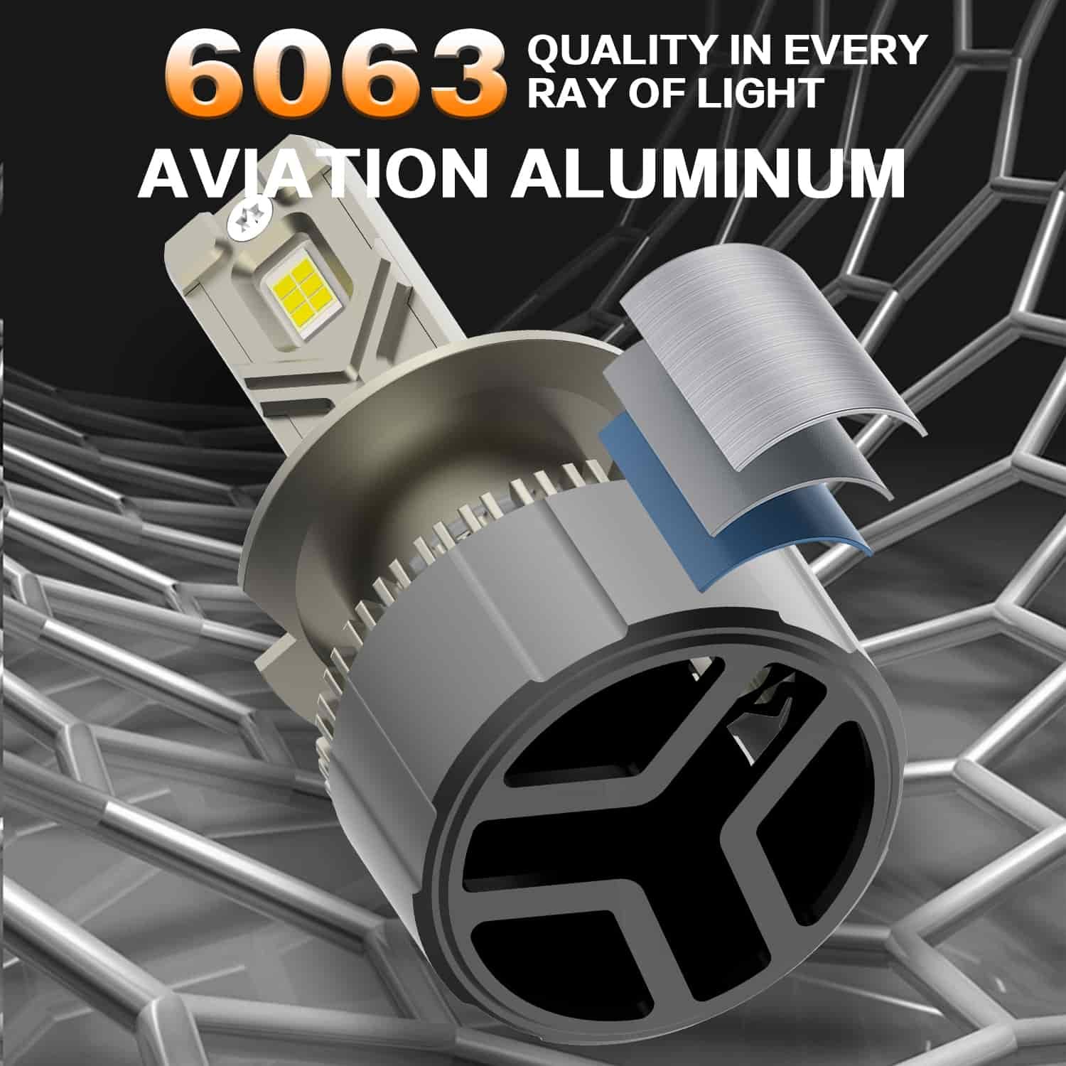 AKE D05 Series: H4/H19 LED Headlights Bulbs 170 W (Combined) - Image 9